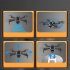 Children Drone HD Aerial Photography RC Obstacle Avoidance Aircraft Toy G5 Dual camera Black