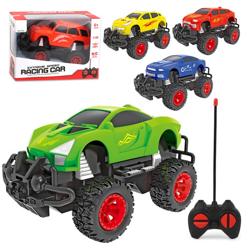 Children Electirc Remote Control Toy Car 1:32 Quattro Wireless Off-road Racer Toy Four-way pickup (random one) color box_1:32