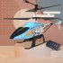 Children Electric Drone 2 4ghz Remote Control Strong Magnetic 716 Motor Drop resistant Helicopter Aircraft Toys Blue