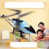 Children Electric Drone 2 4ghz Remote Control Strong Magnetic 716 Motor Drop resistant Helicopter Aircraft Toys Blue