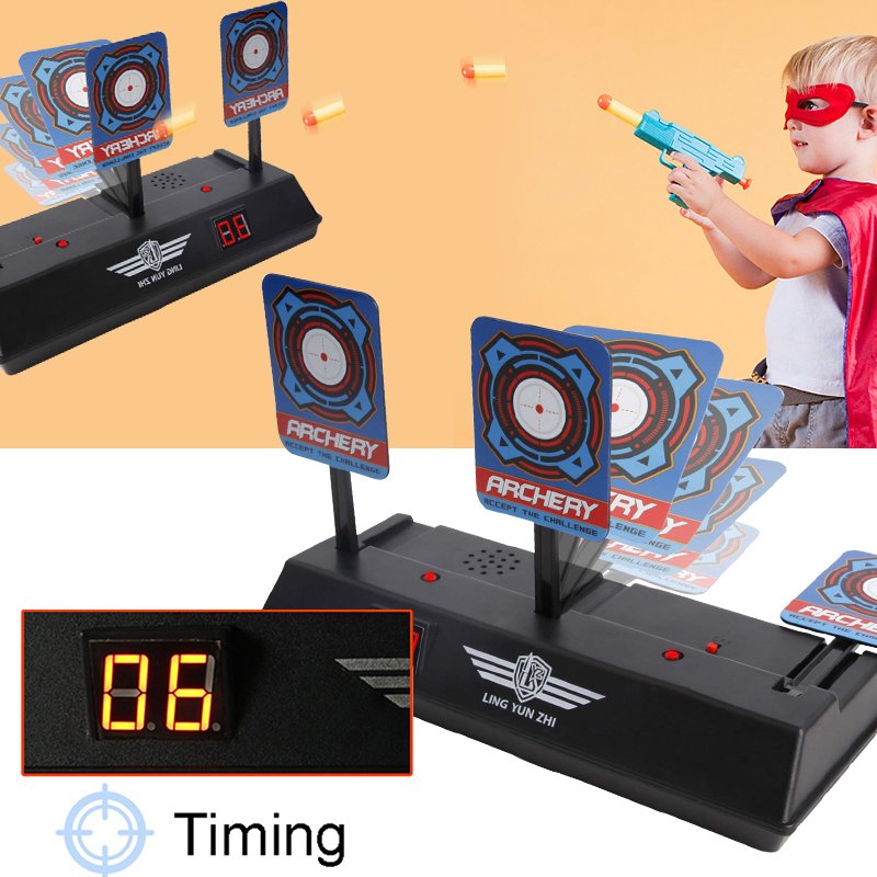Children Electric Score Soft Ball Target Toy Educational Kids Toy Scoring target only