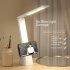 Children Folding Led Table Lamp Adjustable Angle Rechargeable Eye Protection Reading Lights Desk Lamp White