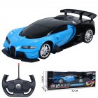 Children Four channel Wireless Remote Control Car Toy 1 16 Drift Racing Sports Car Model Toy For Birthday Gifts Four channel sport car  blue  1 16