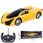 Children Four-channel Wireless Remote Control Car Toy 1:16 Drift Racing Sports Car Model Toy For Birthday Gifts Four-channel racing car yellow 1:16