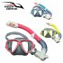 Children Full Dry Silicone Explosion Proof Lens Diving Mask Snorkel Set   Special Snorkeling Tube Equipment yellow For 3 15 years old
