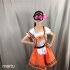 Children Girl Boy Oktoberfest Waiter Waitress Costume Beer Festival Suit Orange girl M