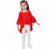 Children Girl Cotton Short Sleeve Tops Stylish Front Short Back Long Swallowtail Shirt Dress