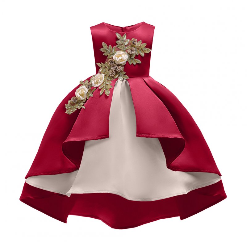 Children Girl Embroidery Princess Dress
