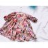 Children Girls Lovely Princess Dress Long Sleeve Flower Fairy Skirt Birthday Party Dress Gift