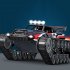 Children High speed Off road Tank Stunt Car Climbing Spray 2 4g RC Car Grey tank