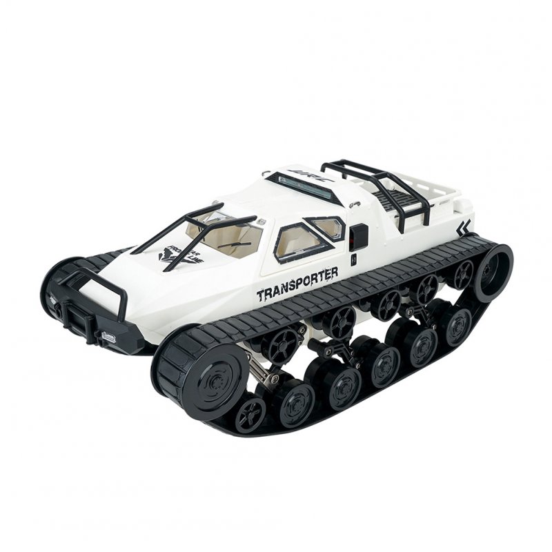 Children High-speed Off-road Tank Stunt Car Climbing Spray 2.4g RC Car White tank