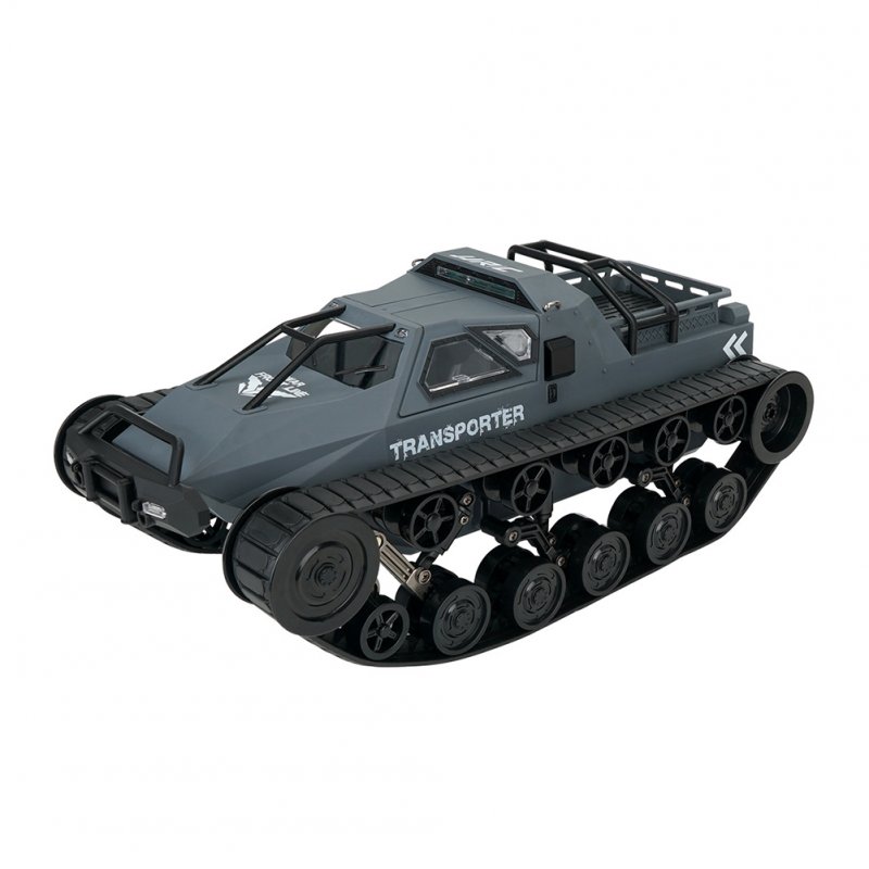 Children High-speed Off-road Tank Stunt Car Climbing Spray 2.4g RC Car Grey tank