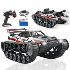 Children High-speed Off-road Tank Stunt Car Climbing Spray 2.4g RC Car Alloy version tank with spray