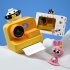 Children Instant Camera Hd 1080p Video Photo Digital Print Cameras Dual Lens Slr Photography Toys Birthday Gift Pink   photo paper  no memory 