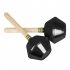 Children Instruments Hand operated Sand  Hammer Music Accompaniment Sand Rattles Ball black