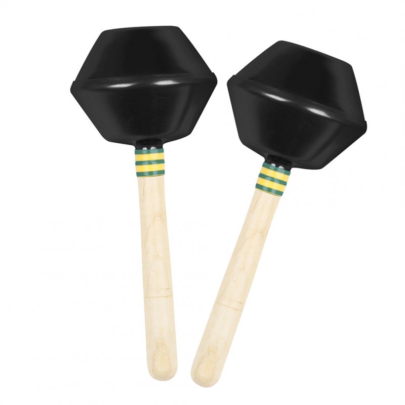 Children Instruments Hand-operated Sand  Hammer Music Accompaniment Sand Rattles Ball black