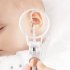 Children Luminous Ear Wax Cleaner Portable Flashlight Ear pick Earwax Remover Cleaning Ear Care Tool  Rose gold ear spoon
