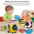 Children Magic Stunt Gyro Robot Stunt Spinning Gyro Competitive Toys for Boys Christmas Birthday Gifts Blue