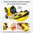 Children Magic Stunt Gyro Robot Stunt Spinning Gyro Competitive Toys for Boys Christmas Birthday Gifts Blue