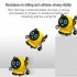 Children Magic Stunt Gyro Robot Stunt Spinning Gyro Competitive Toys for Boys Christmas Birthday Gifts Yellow
