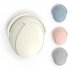 Children Manual Head Scrubber Soft Silicone Bristles Portable Shampoo Brush Scalp Care For All Hair Types white