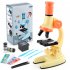 Children Microscope Toys School Biology Lab Science Experiment Kit Education Scientific Toys For Boys Girls XD508 2A blue