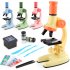 Children Microscope Toys School Biology Lab Science Experiment Kit Education Scientific Toys For Boys Girls XD508 2A blue