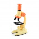 Children Microscope Toys School Biology Lab Science Experiment Kit Education Scientific Toys For Boys Girls XD508 2A yellow