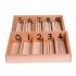 Children Montessori Wooden Spindles Counting Box Mathematics Learning Sticks Counting Early Educational Toy spindle boxes with wooden sticks