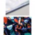 Children One piece Swimsuit Cartoon Printing Sunscreen Quick drying Swimwear For 2 8 Years Old Boys Girls Blue fish  without cap  7 8years XL
