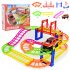 Children Parking Toy Double Layer Rail Parent child Interaction Gift Boy Toys As shown