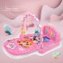 Children  Pedal  Piano  Toys Piano Fitness Rack Puzzle Music Game Blanket Multifunctional Toy Animal World Blue