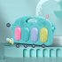 Children  Pedal  Piano  Toys Piano Fitness Rack Puzzle Music Game Blanket Multifunctional Toy Ocean World Pink