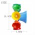 Children Percussion Instrument Eight tone Revolving Clock with Knocking Stick colorful