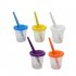 Children Plastic 10 color Pen washing Cup   10 color Bristle Graffiti Painting Brush Set HB 5   5 light color