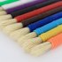 Children Plastic 10 color Pen washing Cup   10 color Bristle Graffiti Painting Brush Set HB 5   5 dark