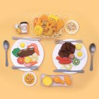 Children Play House Toy Set Cooking  Tool Model With Sound Light Kids Early Education as picture show