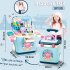 Children Playing House Supplies BBQ Makeup Medical Repair Tools Suitcase Luggage Toys