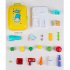 Children Pretend Playing Set Portable Suitcase Kitchen Repair Tools Medical Tool Kids Gifts