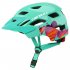 Children Protective Helmet Mountain Road Bike Wheel Balance Scooter Safety Helmet with Tail Light Black red S M  50 57CM 