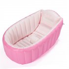 Children Pvc Outdoor Mini Inflatable Swimming  Pool Kids Outdoor Small Playing Tub pink