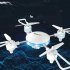 Children RC Drone Gesture Induction Aerial Photography HD Quadcopter Aircraft Toys DR3707 1 White
