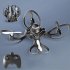 Children RC Drone Rechargeable Drop resistant Aerial Photography Helicopter RC Aircraft Toy WIFI Black 4K HD