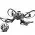 Children RC Drone Rechargeable Drop resistant Aerial Photography Helicopter RC Aircraft Toy WIFI Black 4K HD