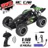 Children Remote Control Racing Car Model 2 4g High speed Off road Vehicle 4wd Climbing Car Gifts For Boys green