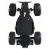 Children Remote Control Racing Car Model 2 4g High speed Off road Vehicle 4wd Climbing Car Gifts For Boys green