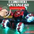Children Remote Control Stunt Car Double sided Deformation Gesture Induction Twisting Climbing Car Toys 86a Blue