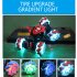 Children Remote Control Stunt Car Double sided Deformation Gesture Induction Twisting Climbing Car Toys 86a Blue