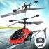 Children Remote Control Helicopter With Lights Fall resistant Remote Control Aircraft Birthday Gifts For Boys Girls blue