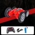 Children Remote Control Deformation Climbing Car Gesture Induction Off road Twisting Car Cv e500 Single Handle Red